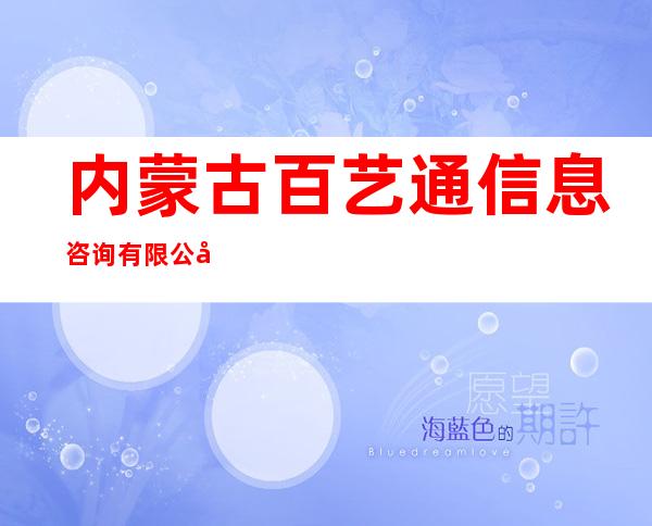 内蒙古百艺通信息咨询有限公司